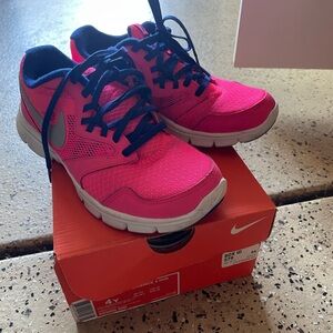 Nike Women's Pink and Blue Sneakers